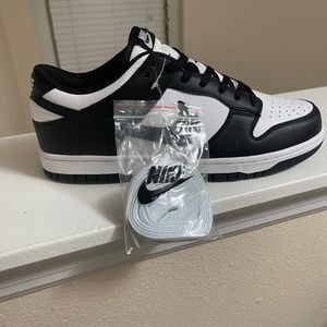 Black and White Nike Dunks